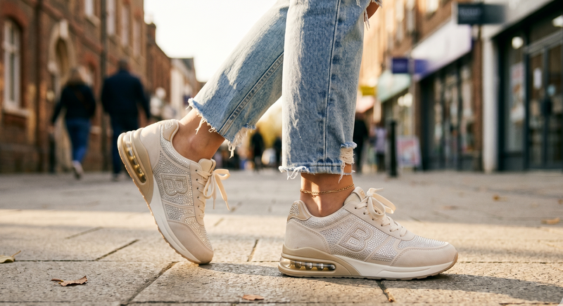Laura Biagiotti Beige Polyurethane Women Sneaker