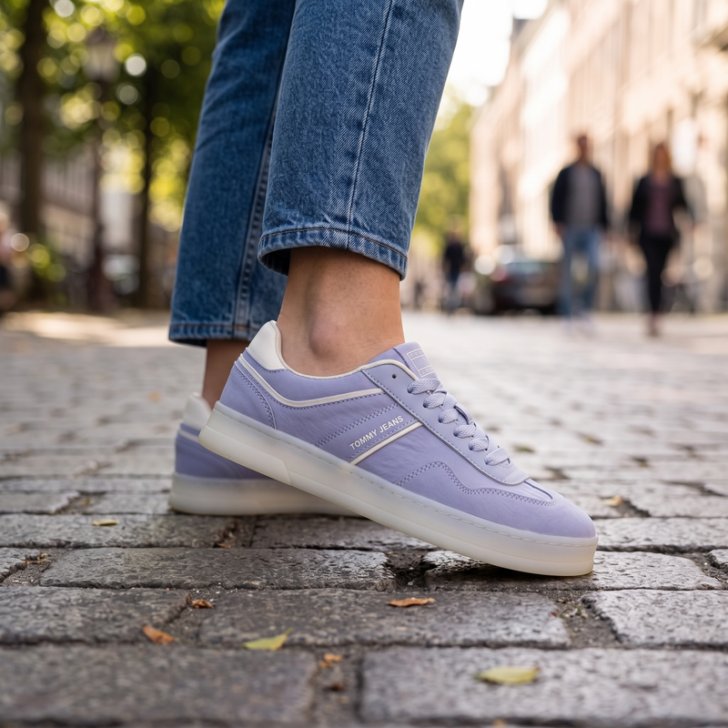 Tommy Hilfiger Azzurro Poliuretano Women Sneaker