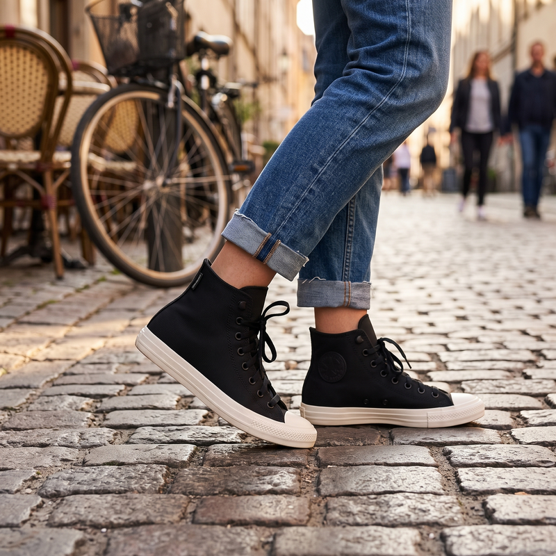 Converse Nero Leather Unisex Sneaker