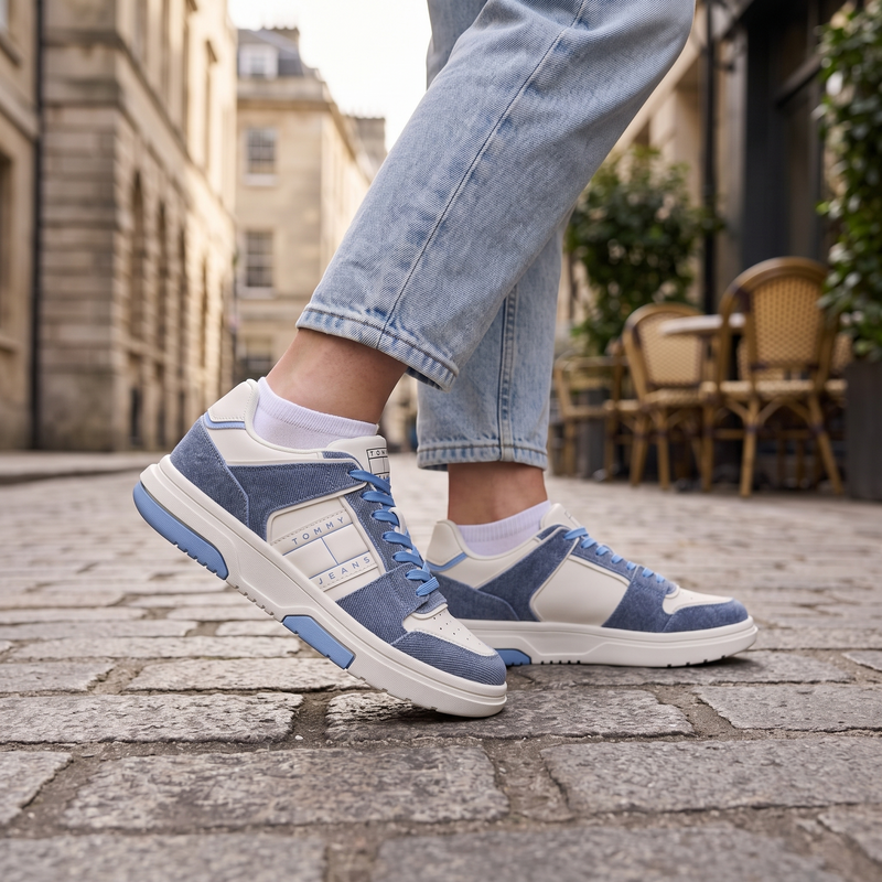 Tommy Hilfiger Azzurro Poliuretano Women Sneaker