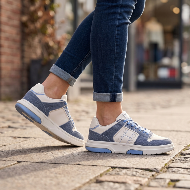 Tommy Hilfiger Azzurro Poliuretano Women Sneaker