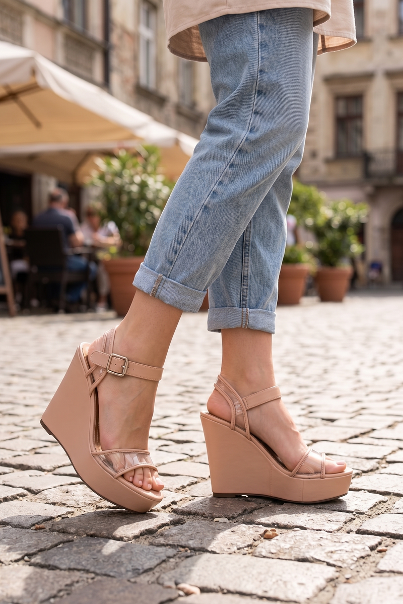 Péché Originel Beige Polyethylene Women Sandal