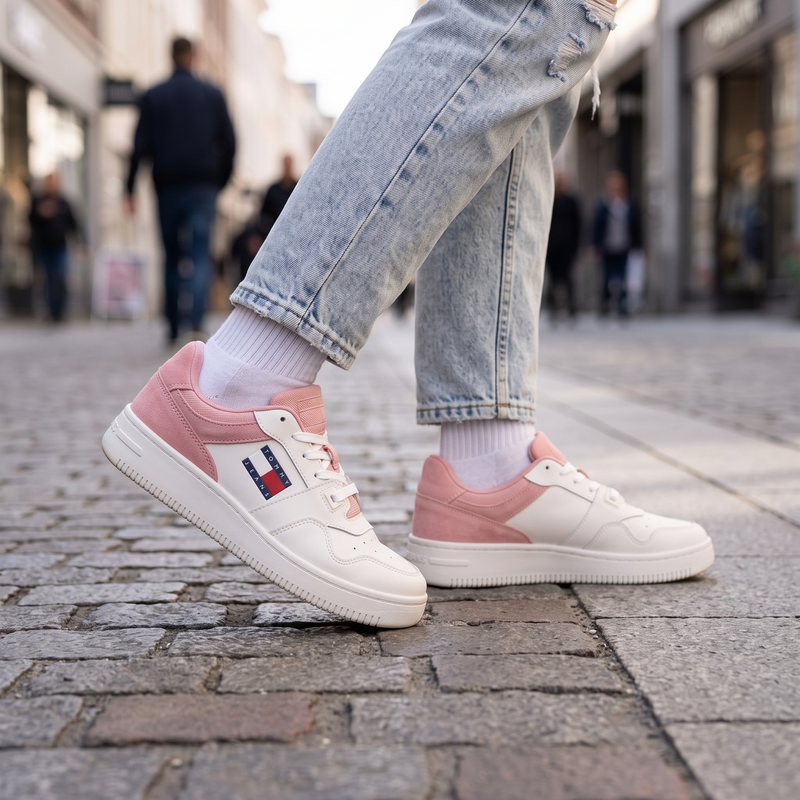Tommy Hilfiger Rosa Leather Women Sneaker