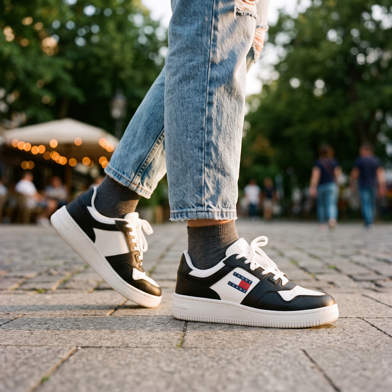 Tommy Hilfiger Bianco Poliuretano Women Sneaker