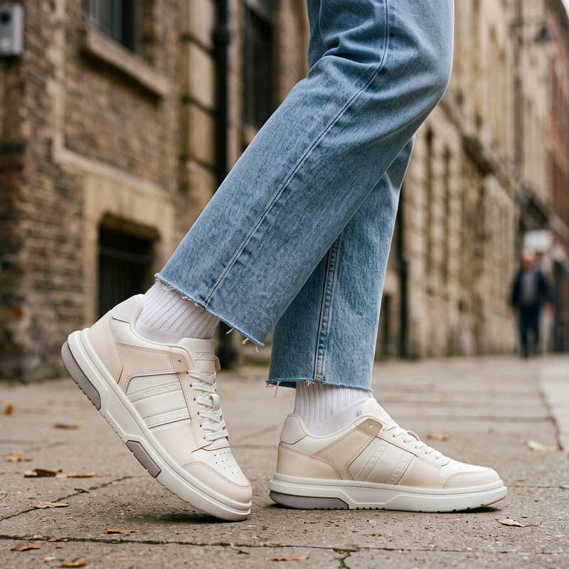 Tommy Hilfiger White Leather Women Sneaker