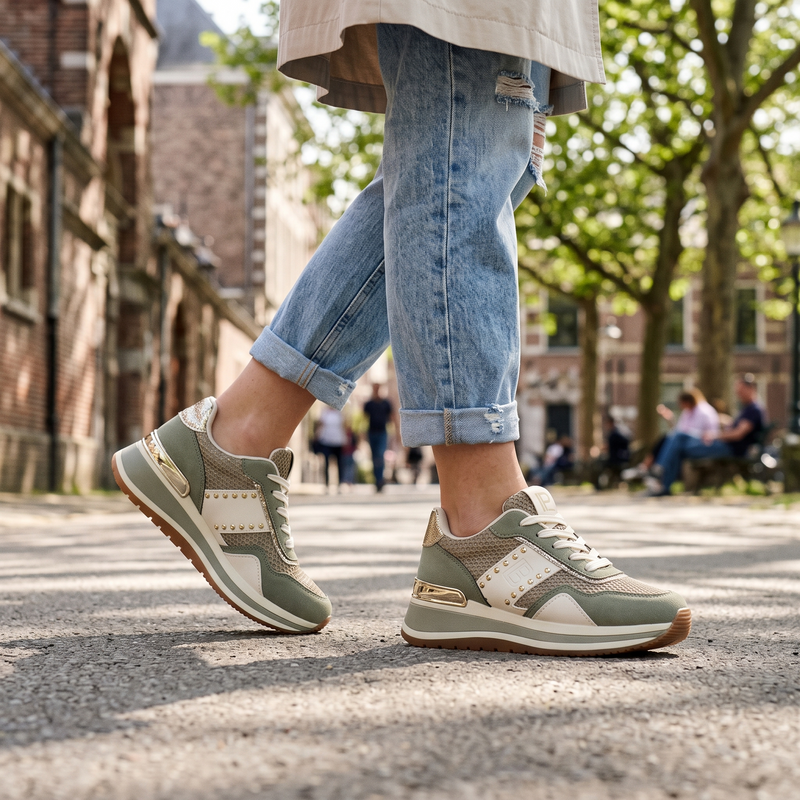 Laura Biagiotti Verde Polyurethane Women Sneaker