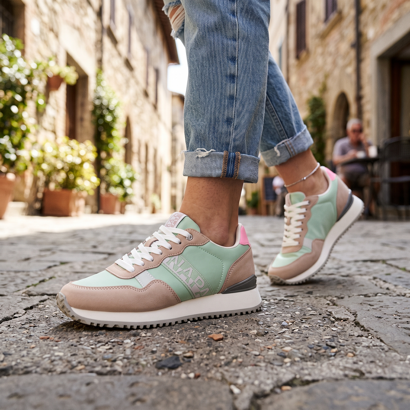 Napapijri Verde Polyester Womens Sneaker