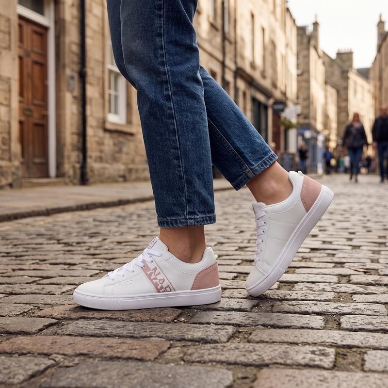 Napapijri Bianco Leather Women Sneaker