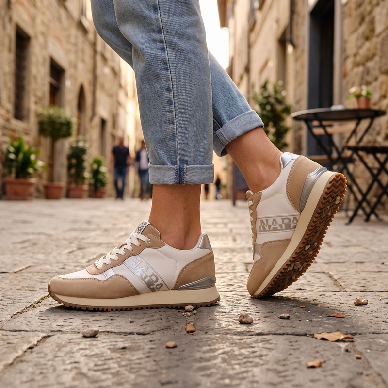 Napapijri Bianco Polyester Women's Sneakers