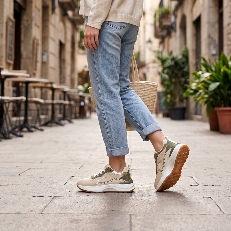 Laura Biagiotti Verde Poliuretano Women Sneaker