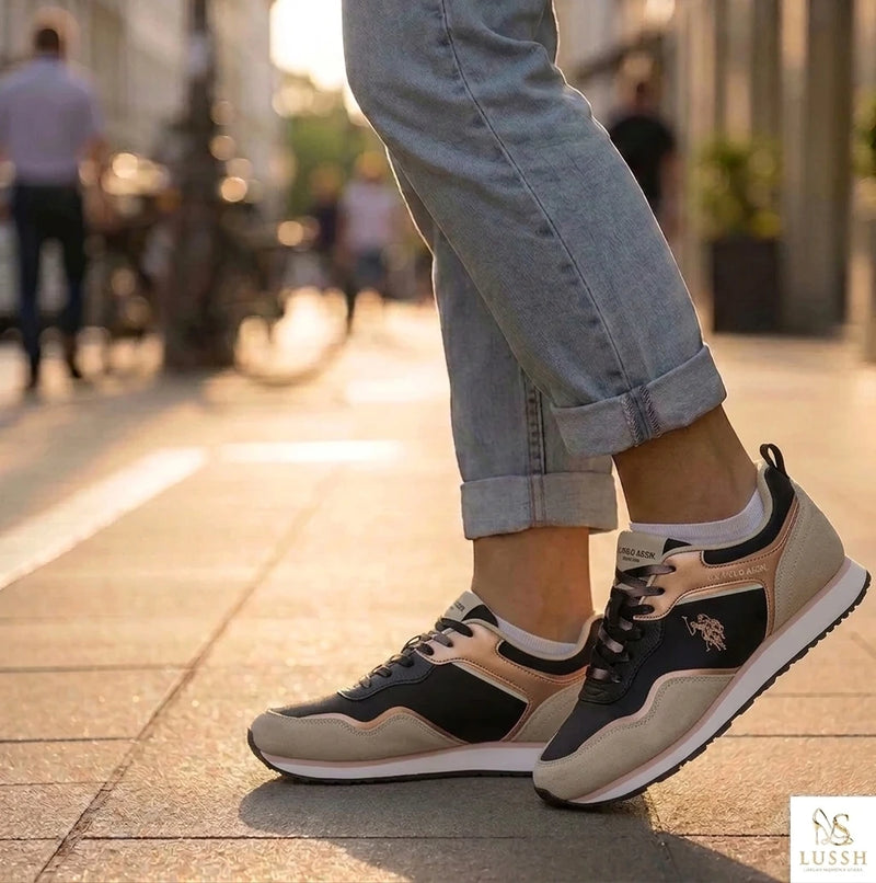 U.S. POLO ASSN. Nero Polyurethane Womens Sneaker