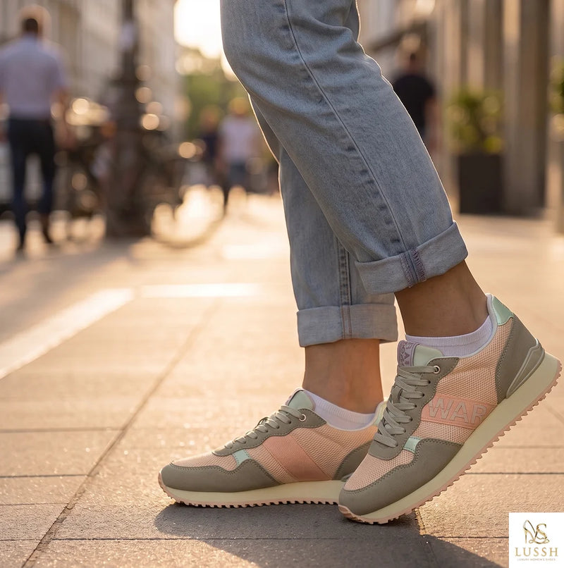 Napapijri Pink Polyester Women's Sneaker