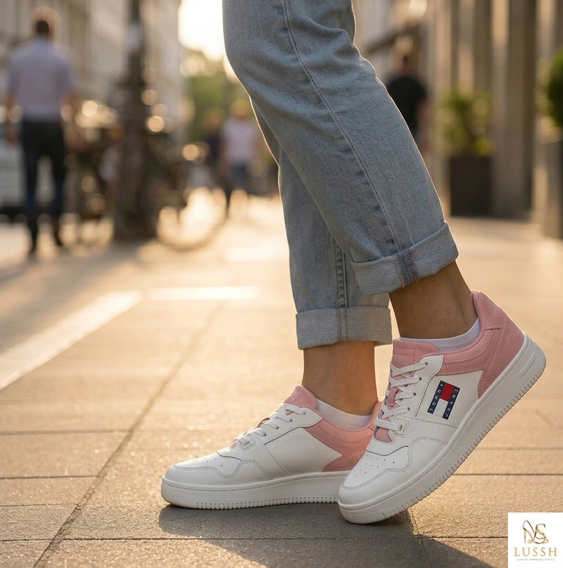 Tommy Hilfiger Rosa Leather Women Sneaker