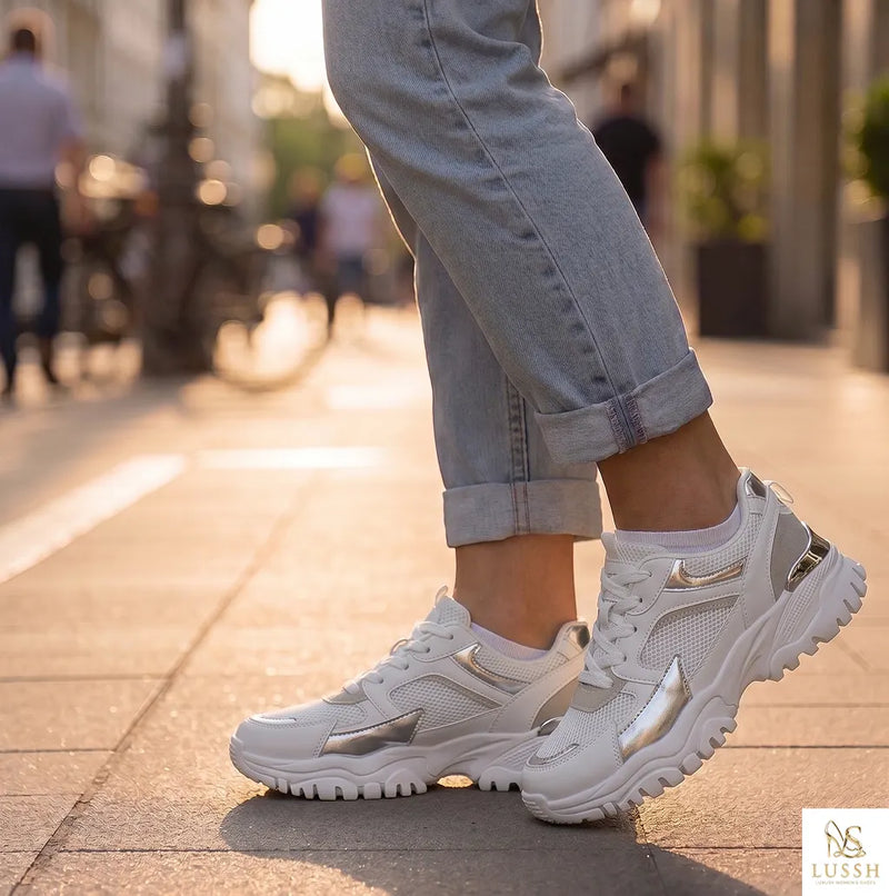 Laura Biagiotti White Polyurethane Women Sneaker