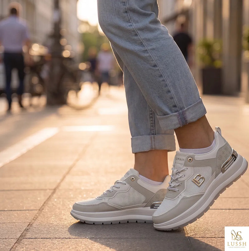 Laura Biagiotti White Polyurethane Women Sneaker