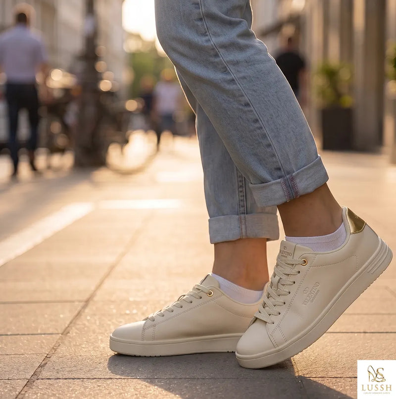 Ellesse White Polyurethane Women Sneaker