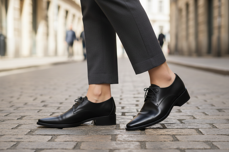 Dolce & Gabbana Black Leather Lace Up Derby Dress Shoes