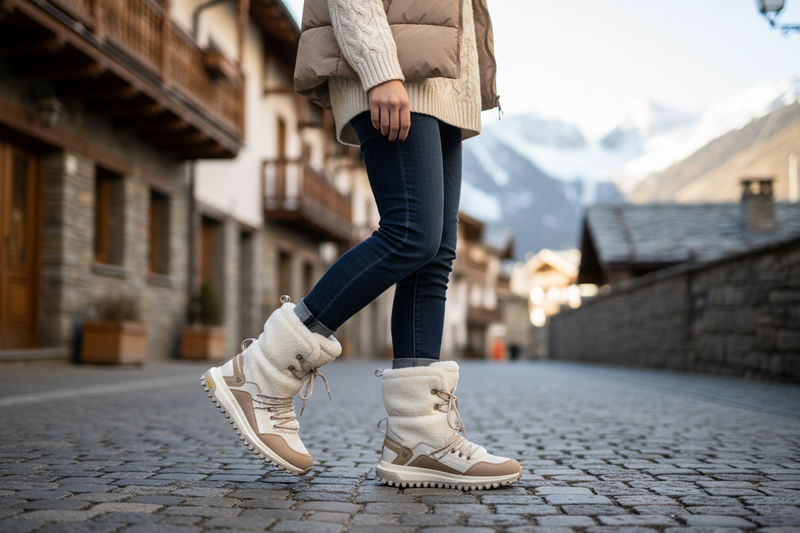 Colmar Black Polyester Ankle Boots