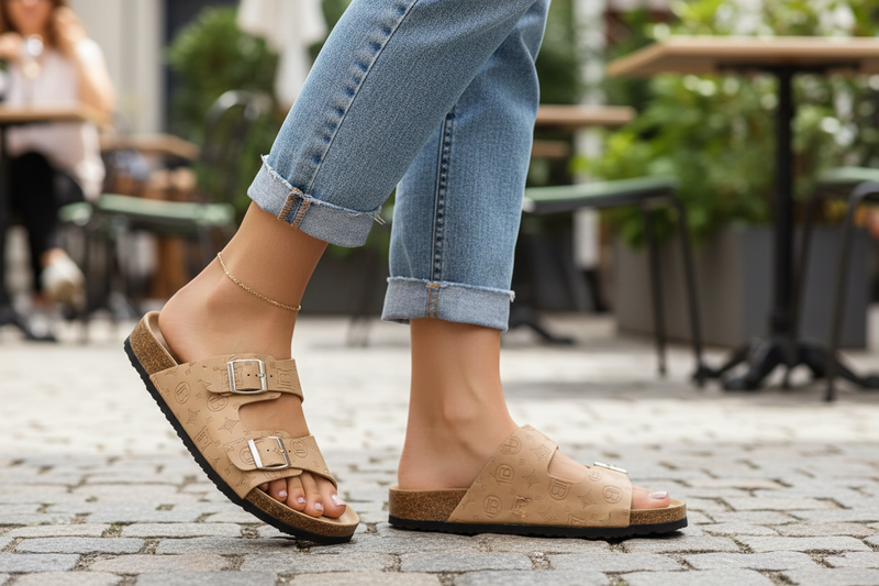 Laura Biagiotti Beige Polyurethane Women's Sandal